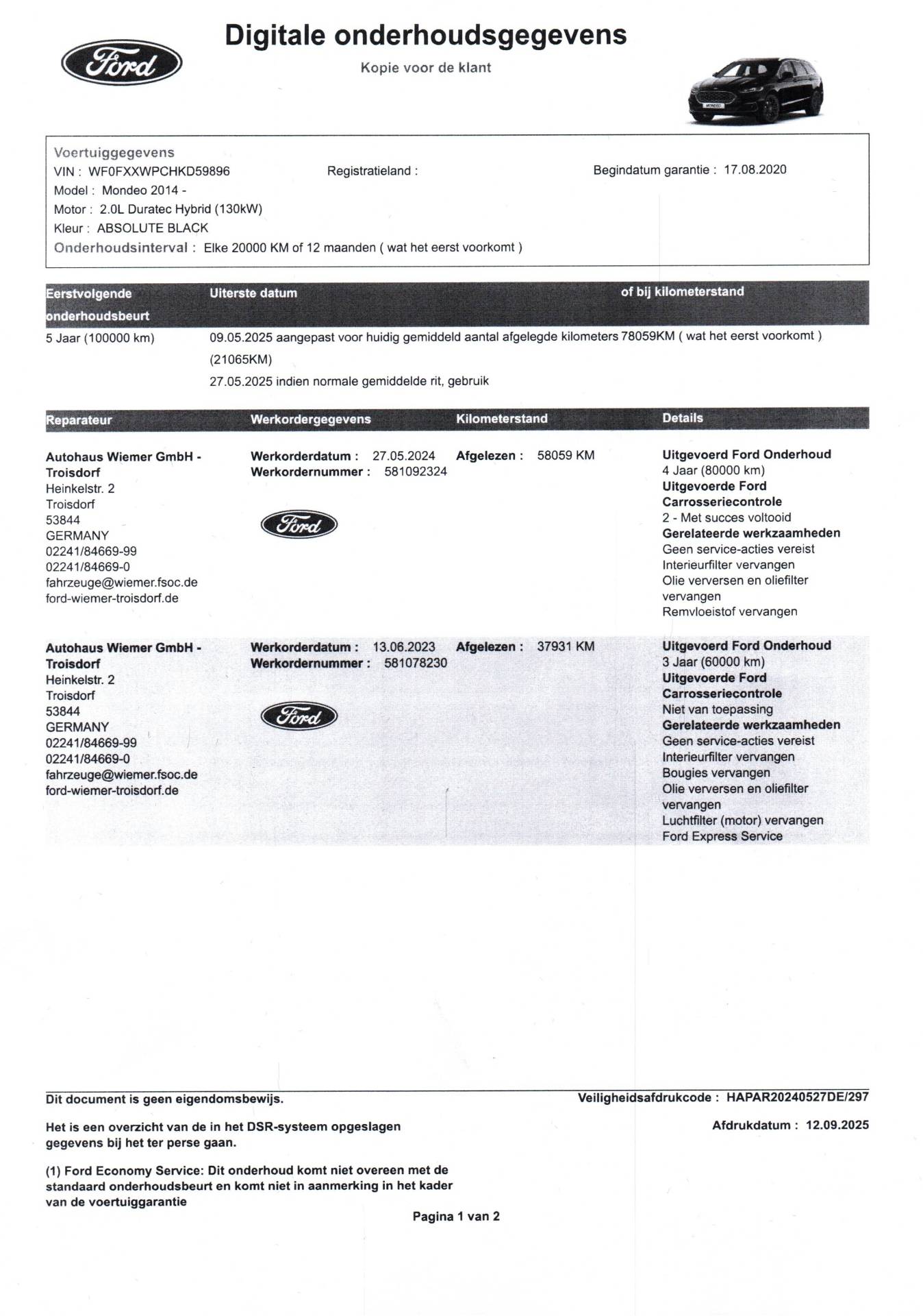 Ford Mondeo Wagon 2.0 IVCT 187pk HEV Vignale – Foto 44