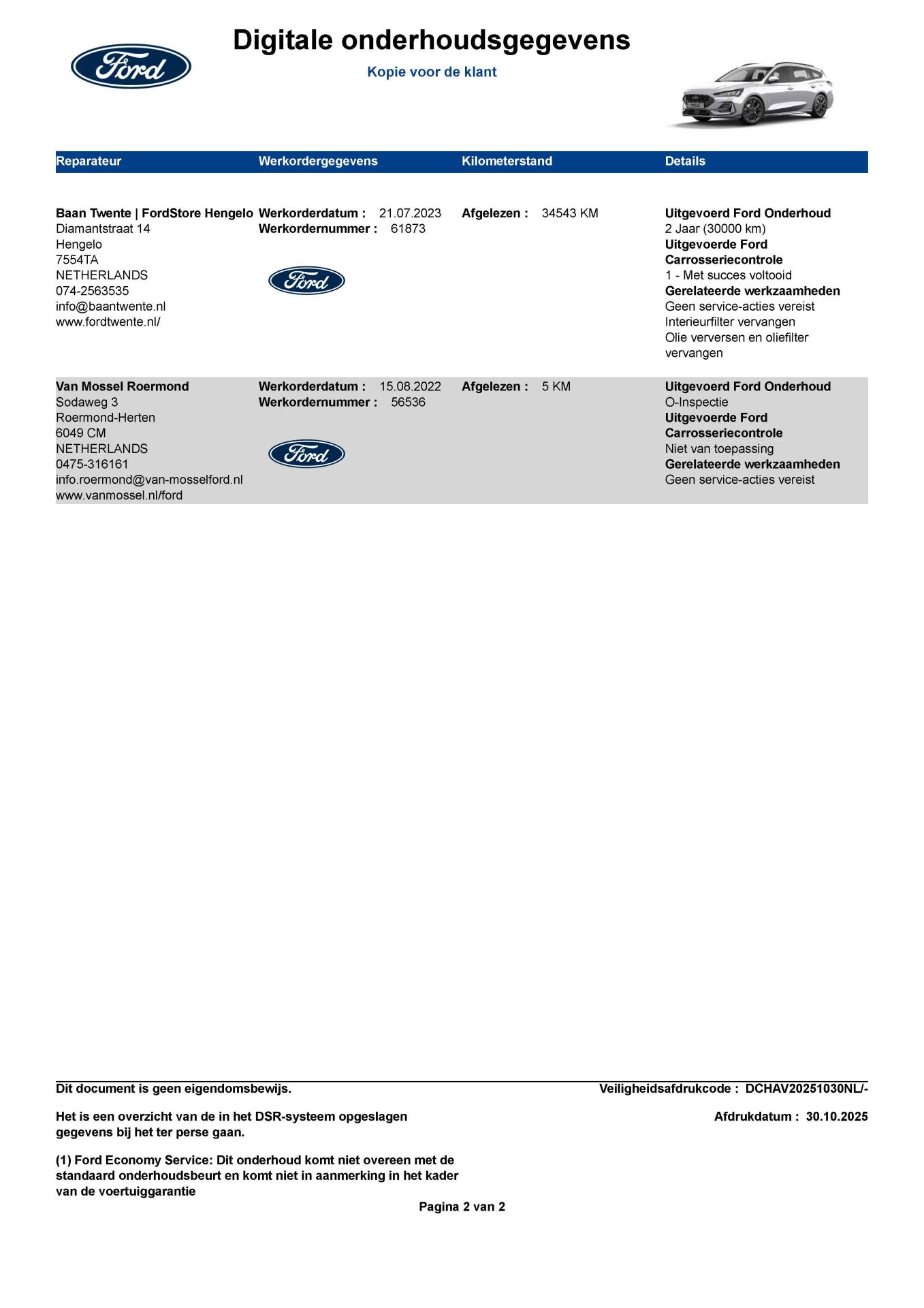 Ford FOCUS Wagon 1.0 EcoBoost 125pk Hybrid ST Line Org.NL – Foto 33